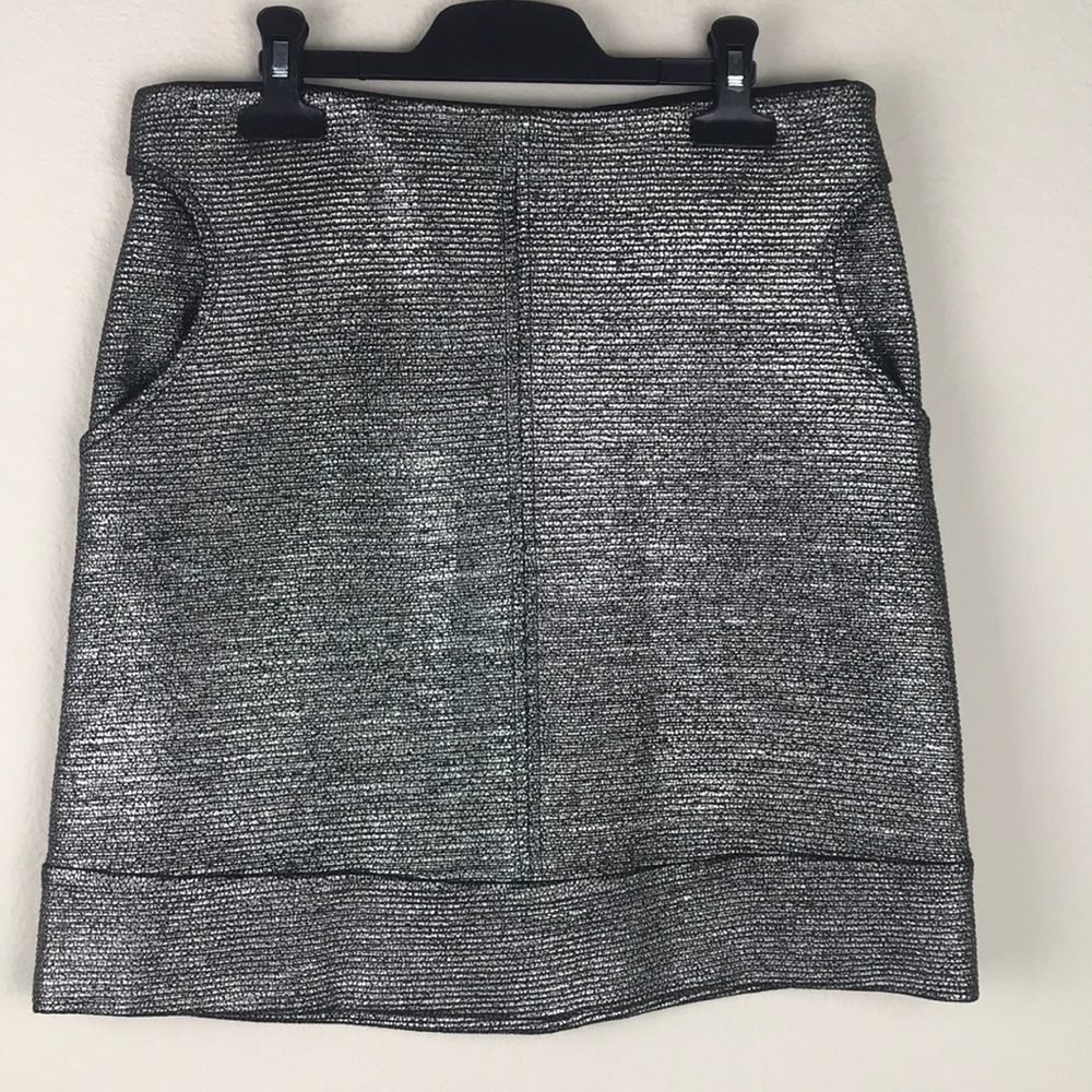 Diane Von Furstenberg Katinko Silver Skirt 2